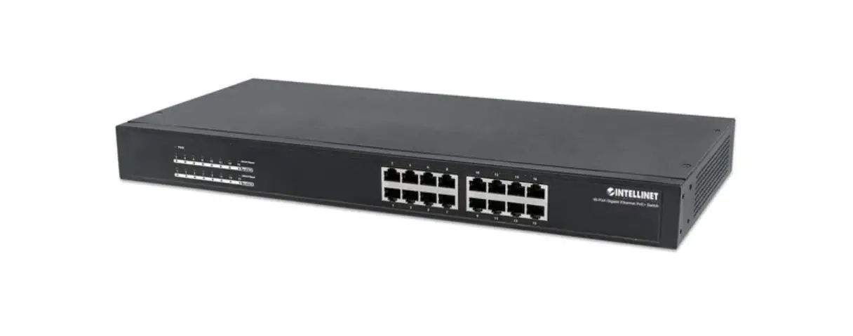 16-Port Gigabit Ethernet PoE  Switch
