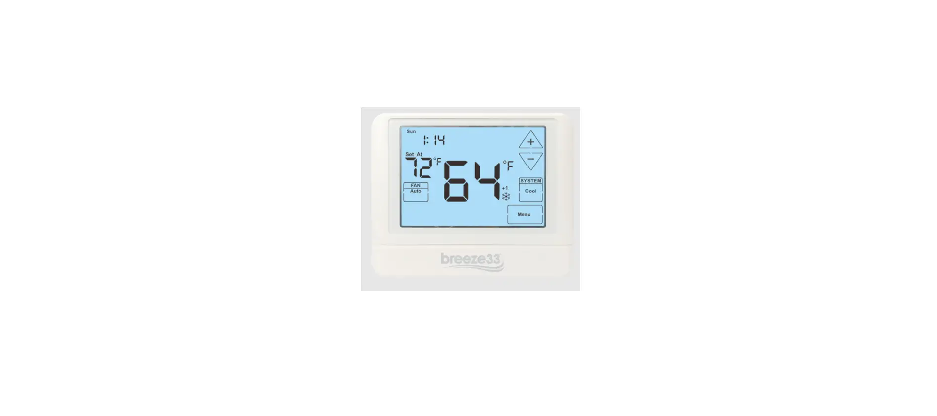 BZ33-201NW Non-Programmable Wireless PTAC Thermostat