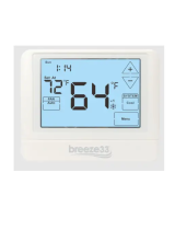 Breeze33BZ33-201NW Non-Programmable Wireless PTAC Thermostat