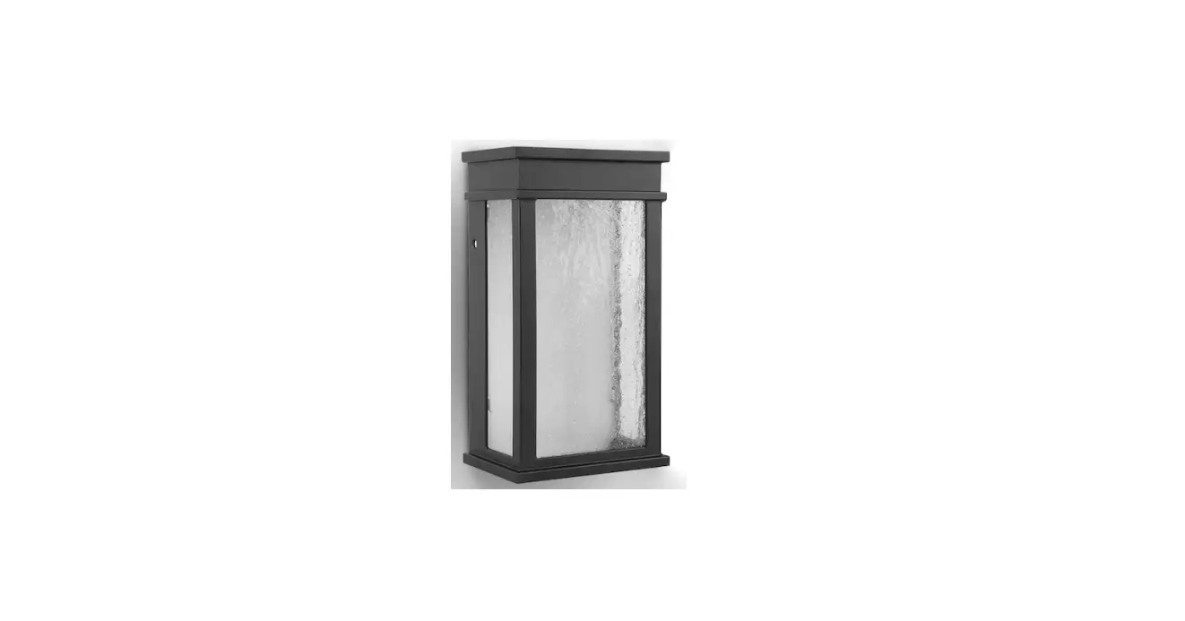 5104101 1-Light Black Integrated LED Outdoor Wall Lantern