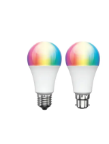 BrilliantWiFi RGB+W A60 LED E27 or B22 Globe
