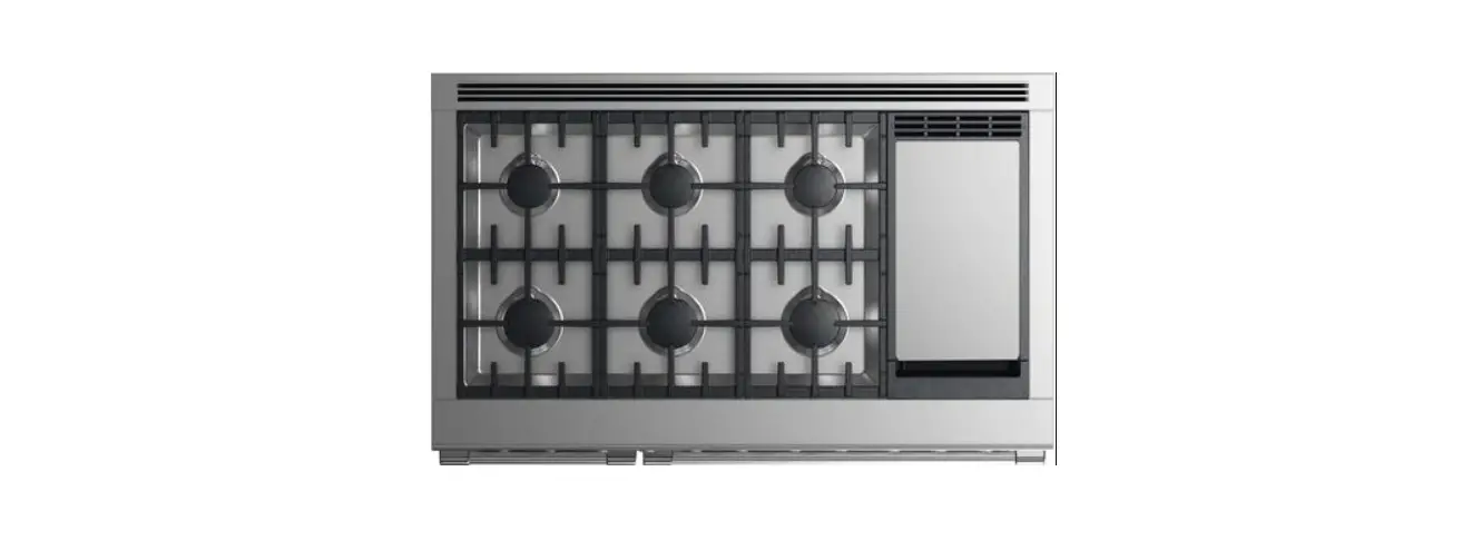 FISHER PAYKEL RGV2-486GD-L N 48 Inch 6 Burners