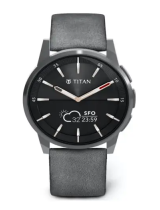 TitanSmart Watch Mineral Glass Leather