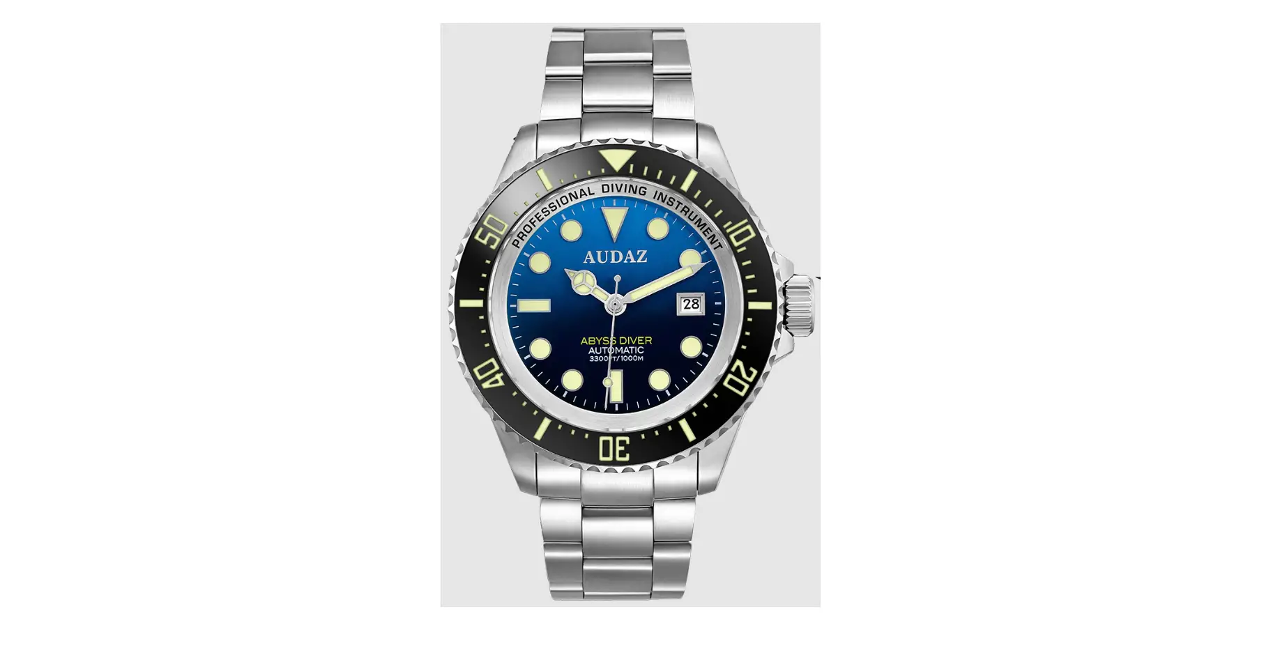 1000m ABYSS DIVER Professional Diver Watch