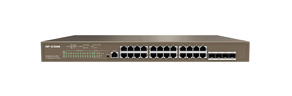 IP-COM G5328P-24-410W L3 Managed PoE Switch