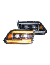 OPT72009 to 2018 Dodge Ram RGBW Bluetooth Headlights