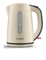 Bosch TWK 7507 Electric Kettles Kullanım kılavuzu