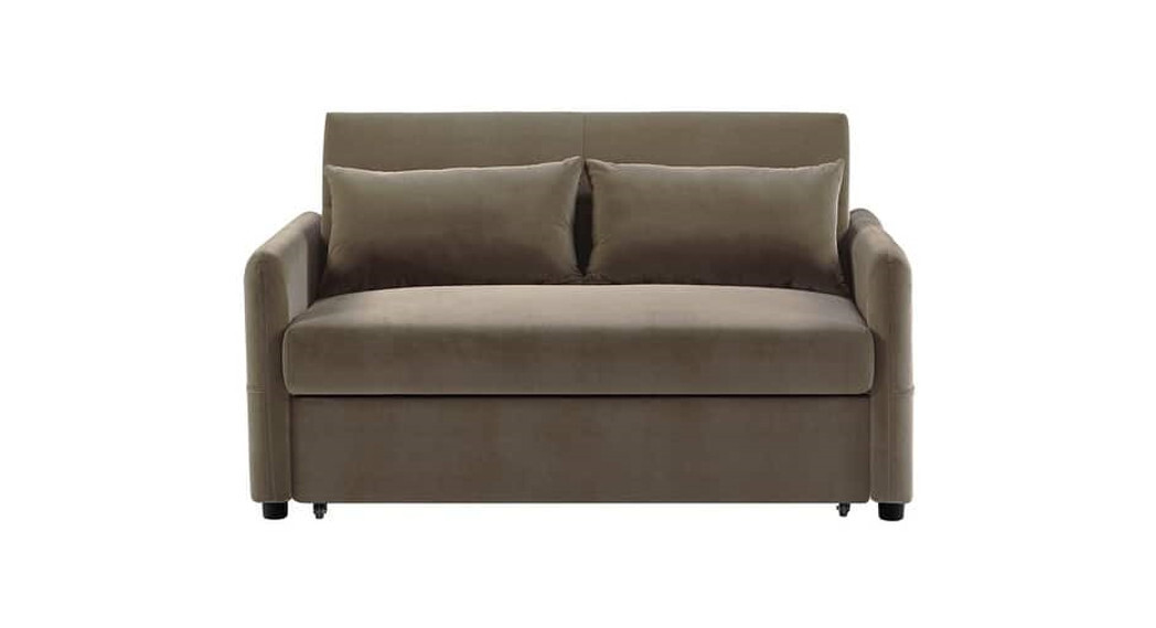 Velvet Foldable Sofa Bed 145cm