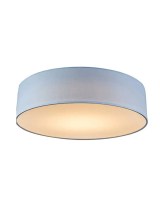 QazqaH 125 mm Drum CL LED Ceiling Lamp