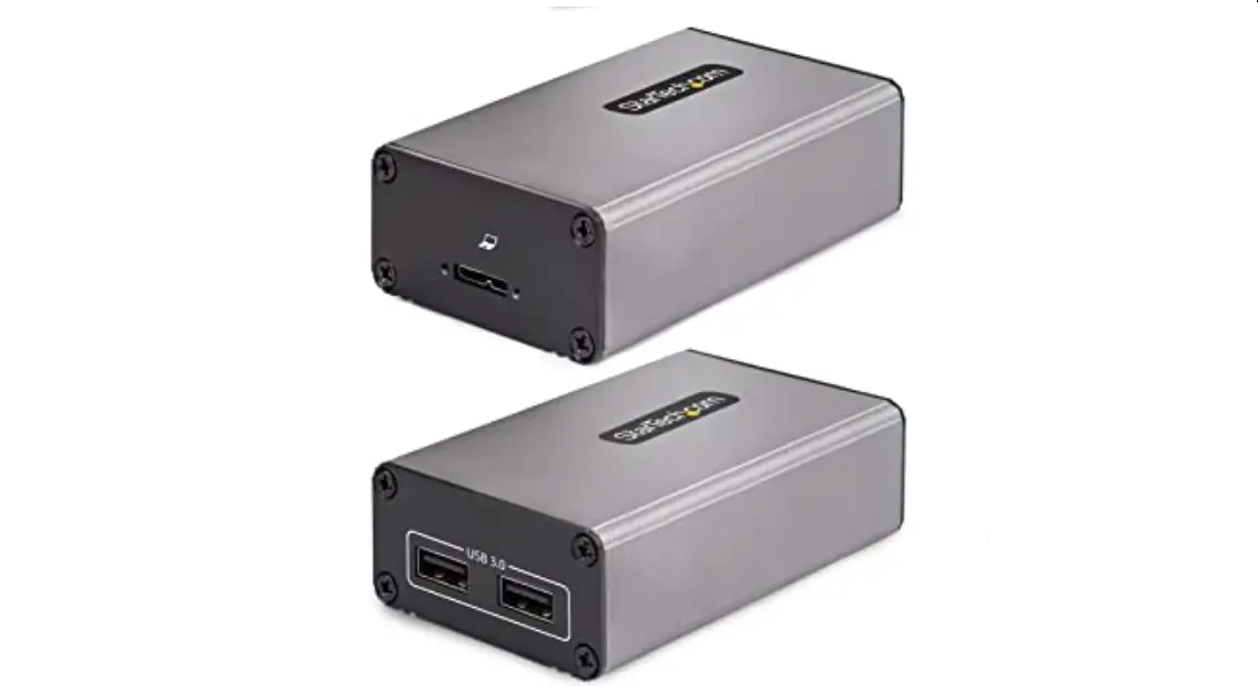 2-Port USB 3.2 Gen 1 Extender Over Multimode Fiber