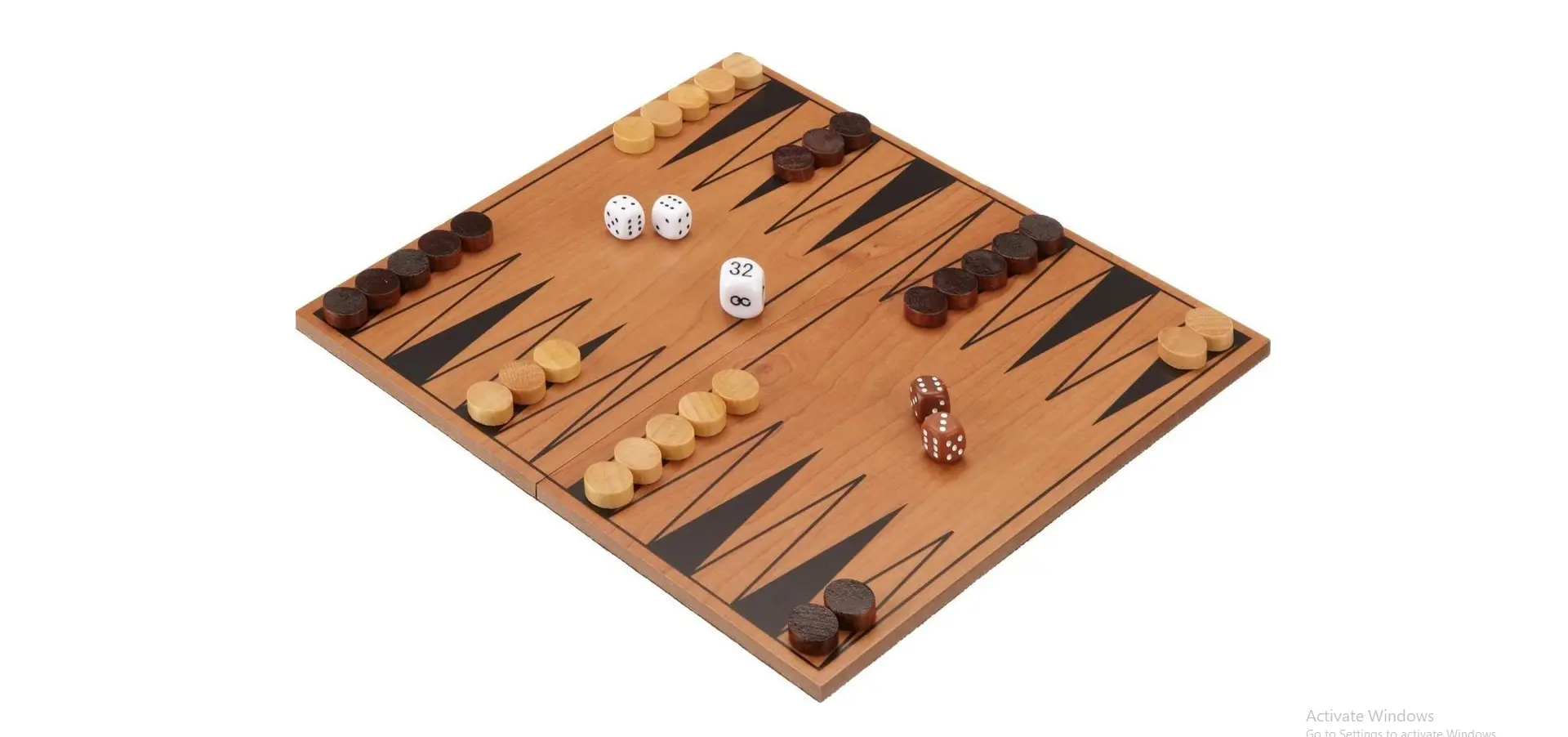 Philos-Spiele Reis Backgammon Kassette Peleponnes Mini 1 Game