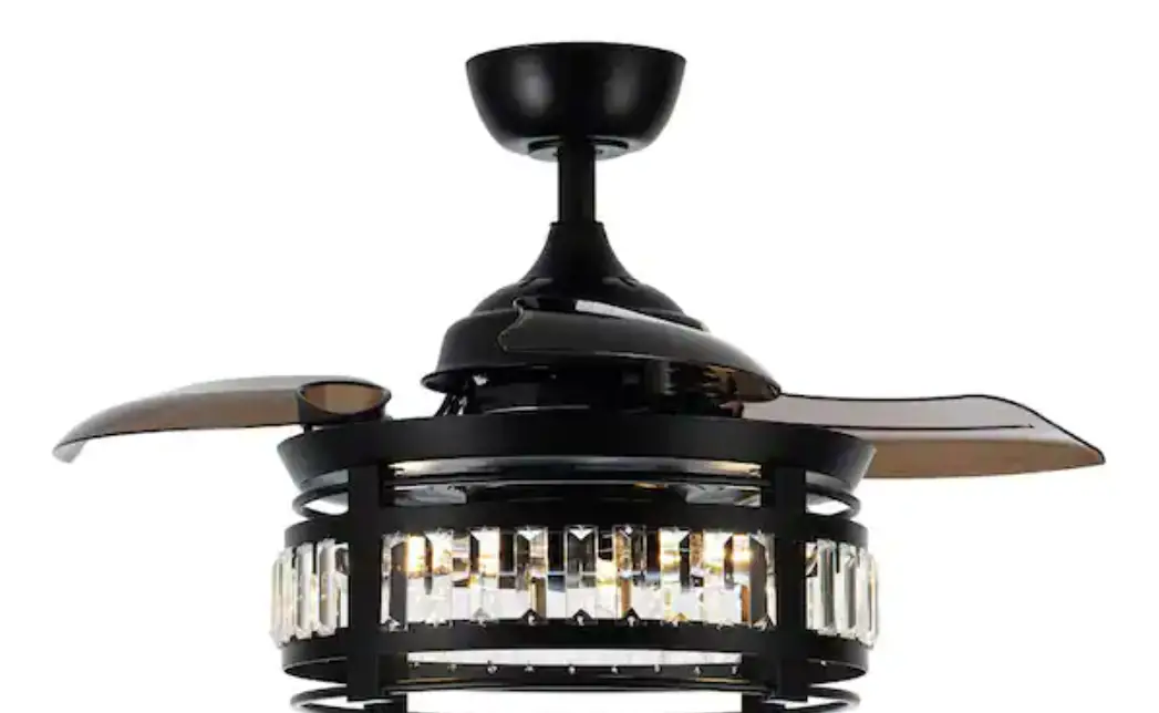 F3525110V 35.83 Inch Indoor Matte Black Ceiling Fan