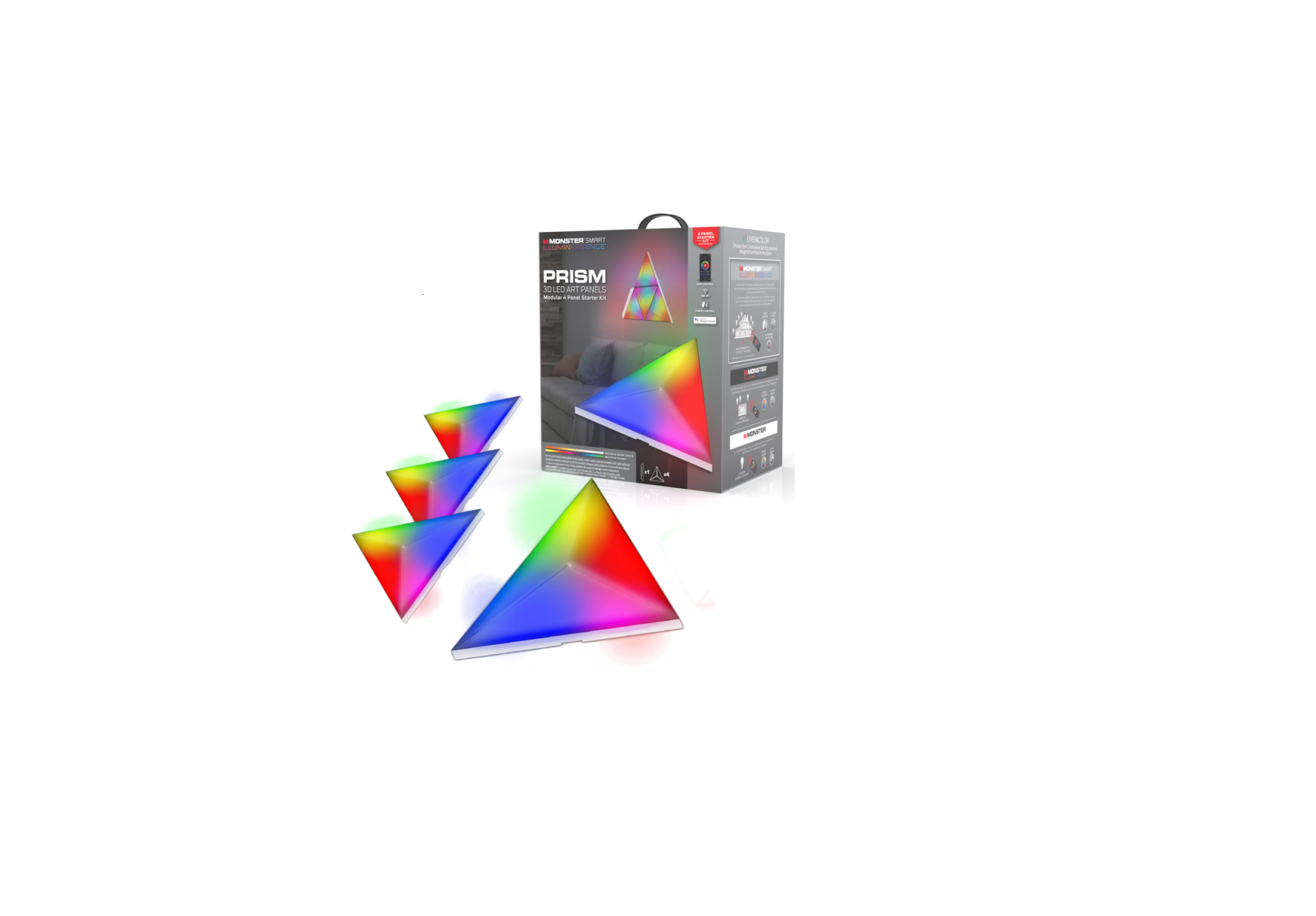 PRISM 3D LED Art Panels MLB7-1034-RGB