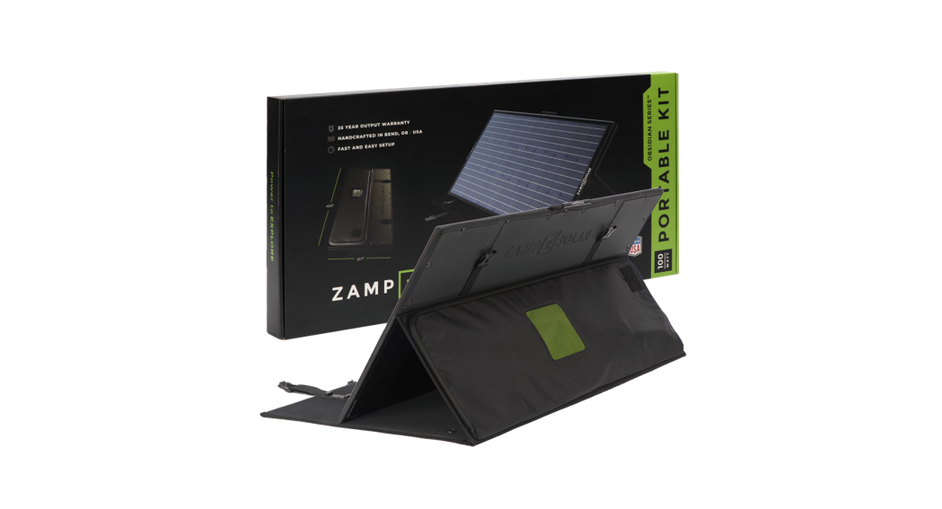 Un-Regulated Obsidian Series Portable Solar Panel Combo Kits