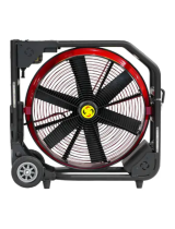 SUPERVACV16-BW-WH VENTILATOR Variable-Speed Battery Fan