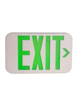 e-conolightKXTE Die-Cast LED Exit Sign
