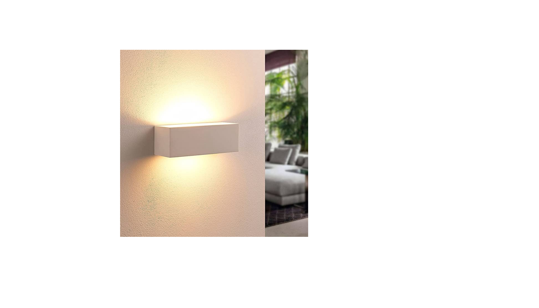 1 Light Crylic-H: 30 cm LED Wall Lamp