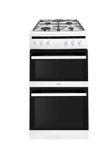 AmicaAFG5500WH/1 Gas Cooker Double Oven