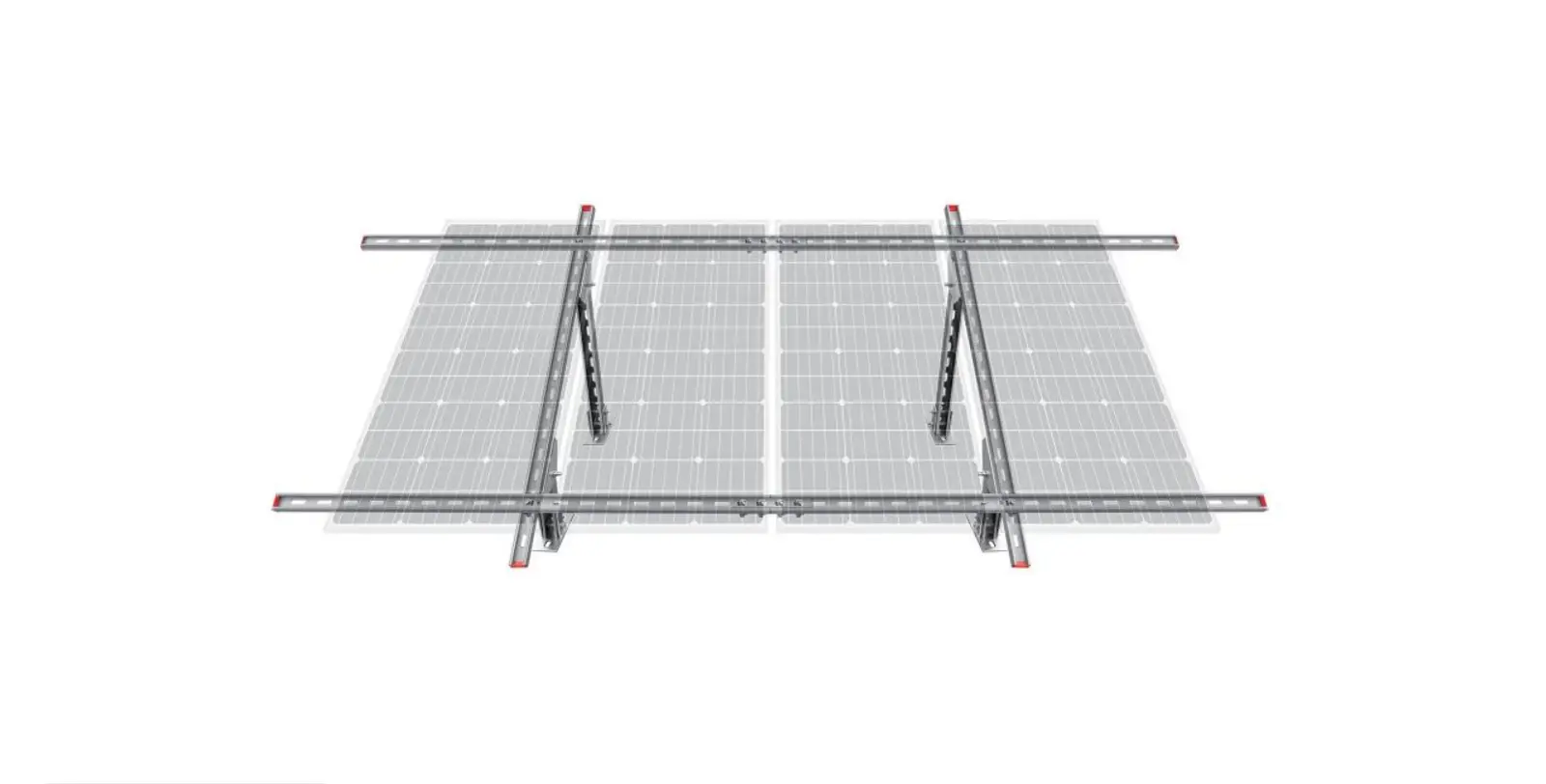 ECO-WORTHY Adjustable Multi-Piece Solar Panel Mounting Brackets