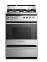Fisher & PaykelOR24SDMBGX2 N 24 Inch 4 Burners Gas Range