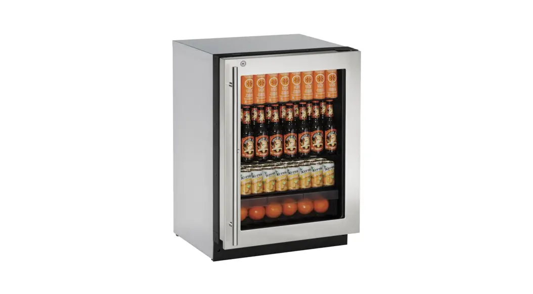 U-LINE 2224RGL 24 Inch Glass Door Refrigerator
