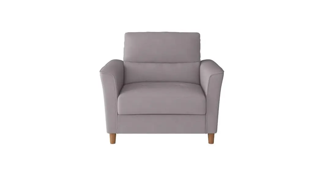 3-Piece Armchair in Light Gray
