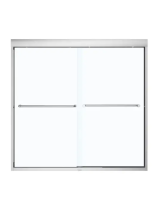 MAAXKameleon 134670 SC 55-59 x 57 in. 8mm Sliding Tub Door