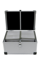 Oypla300 Disc Aluminium CD DVD Game Storage Flight Case DJ Carry Box