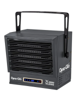 Dyna-GloEG15000DH Dyna Glo 240 Volt Dual Power 15000 Watt Electric Garage Heater