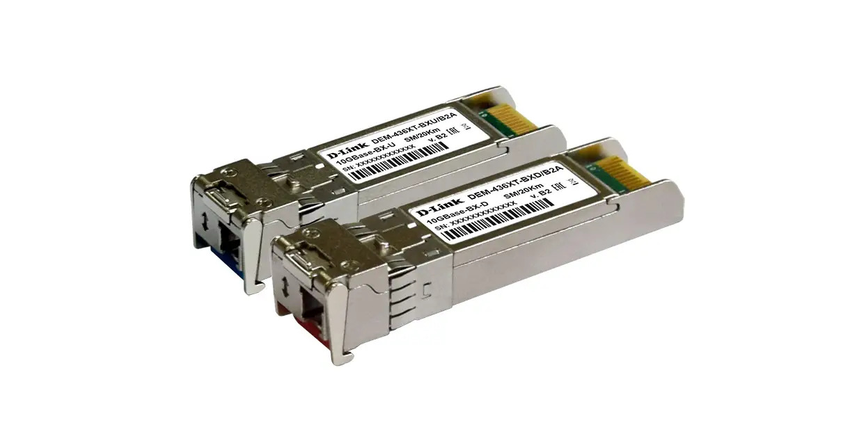 DEM-436XT-BXD 10GBase-ER Single-Mode WDM SFP+ Transceiver