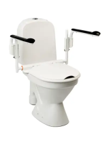 EtacRex wall mounted toilet arm support
