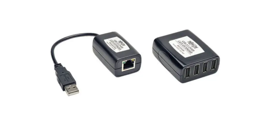 TRIPP-LITE B203-104-PNP 4-Port Plug-and-Play USB 2.0 Over Cat5-Cat6 Extender Kit