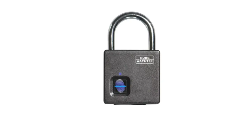 BURG-WACHTER Y844732 Scan Lock 610 / 53 Padlock 53mm Fingerprint Lock