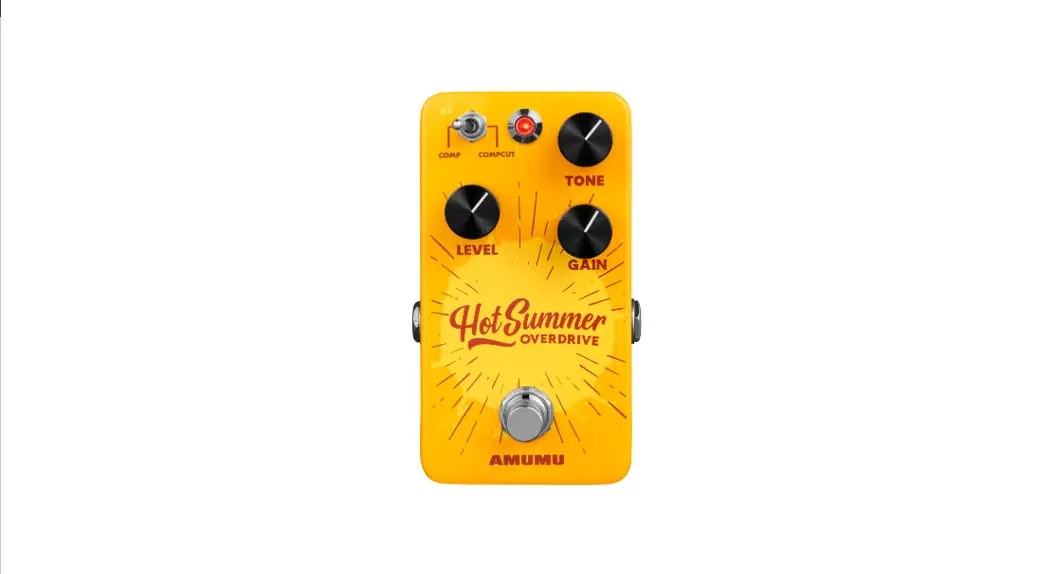 Hot Summer Overdrive Effect Pedal