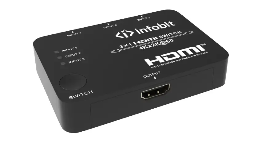 iSwitch S301 18Gbps 3 by 1 HDMI Switcher