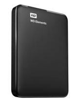 WD UZG0010BBK-WESN Western Digital Elements Portable User manual