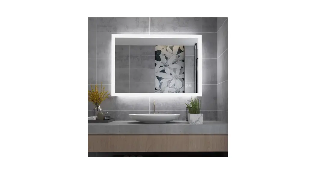 48 Inch Wall Mounted LED Bathroom Mirror