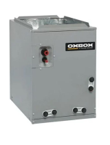 OxboxJ4MXCA003EC6HCA 1.5 Ton Multi-Position Cased Coils Cooling Condensing Units