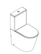 SATRE031RREXVPSN Floor-Mounted Rimless Monobloc Toilet Bowl