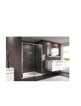 SikoEXTDEE140P 140cm Huppe Next Easy Entry Shower Door