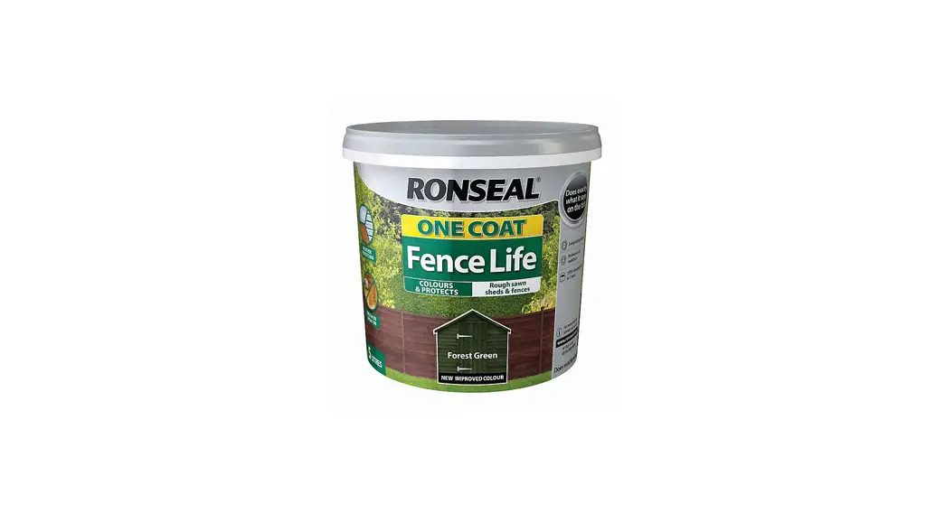 One Coat Fence Life Forest Green