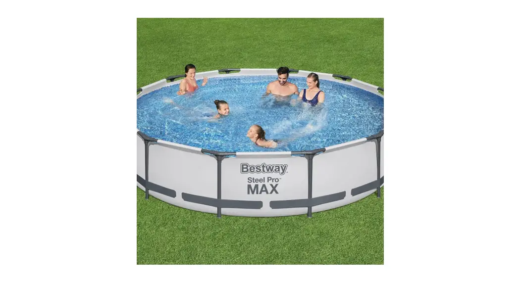 366×76 cm Swimming Pool Steel Pro MAX