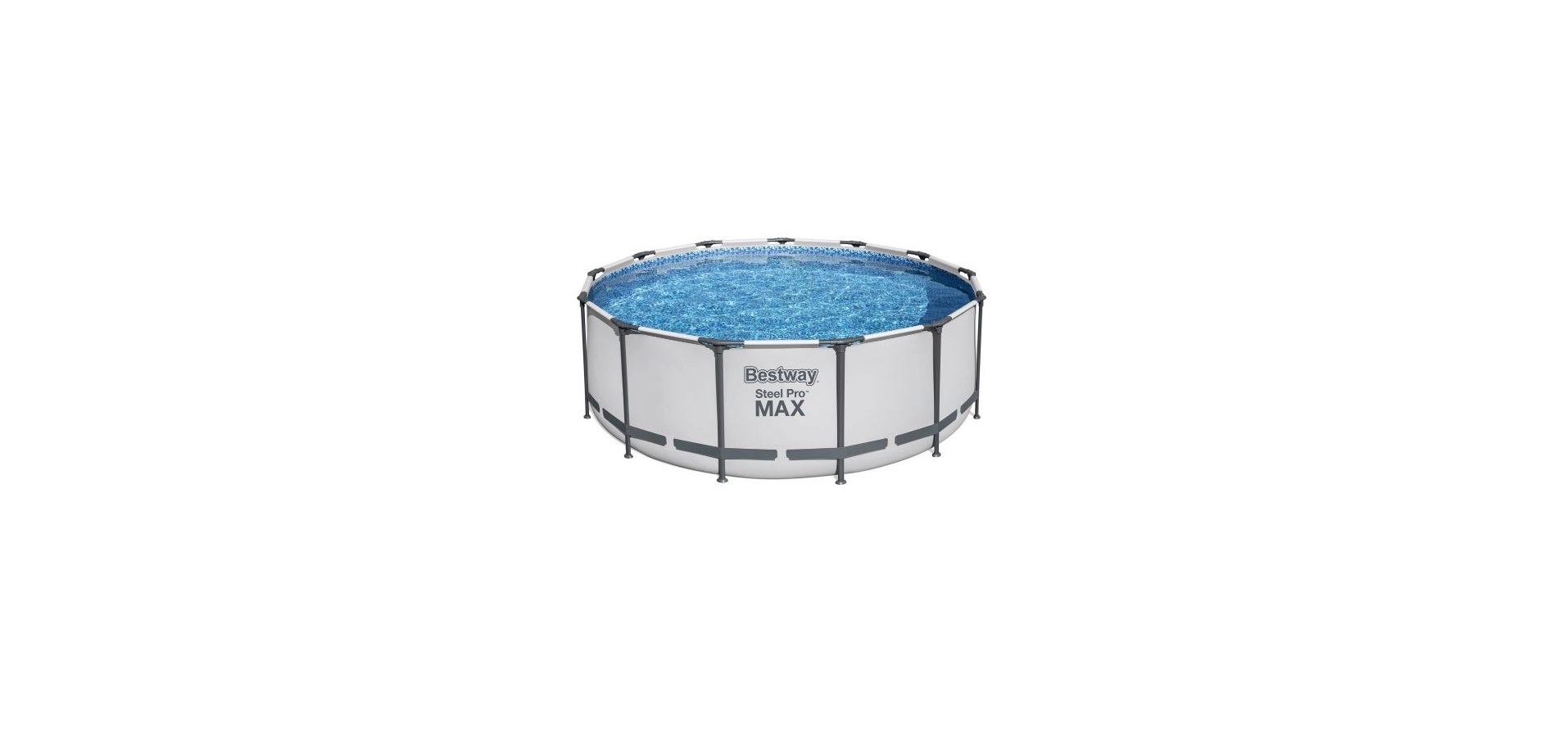 396×122 cm Swimming Pool Steel Pro MAX