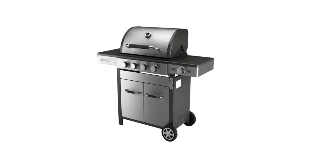 Grilled 4 Burner Stainless Steel BBQ