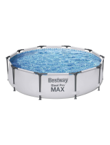 Bestway427×107 cm Above Ground Pool Round Steel Pro