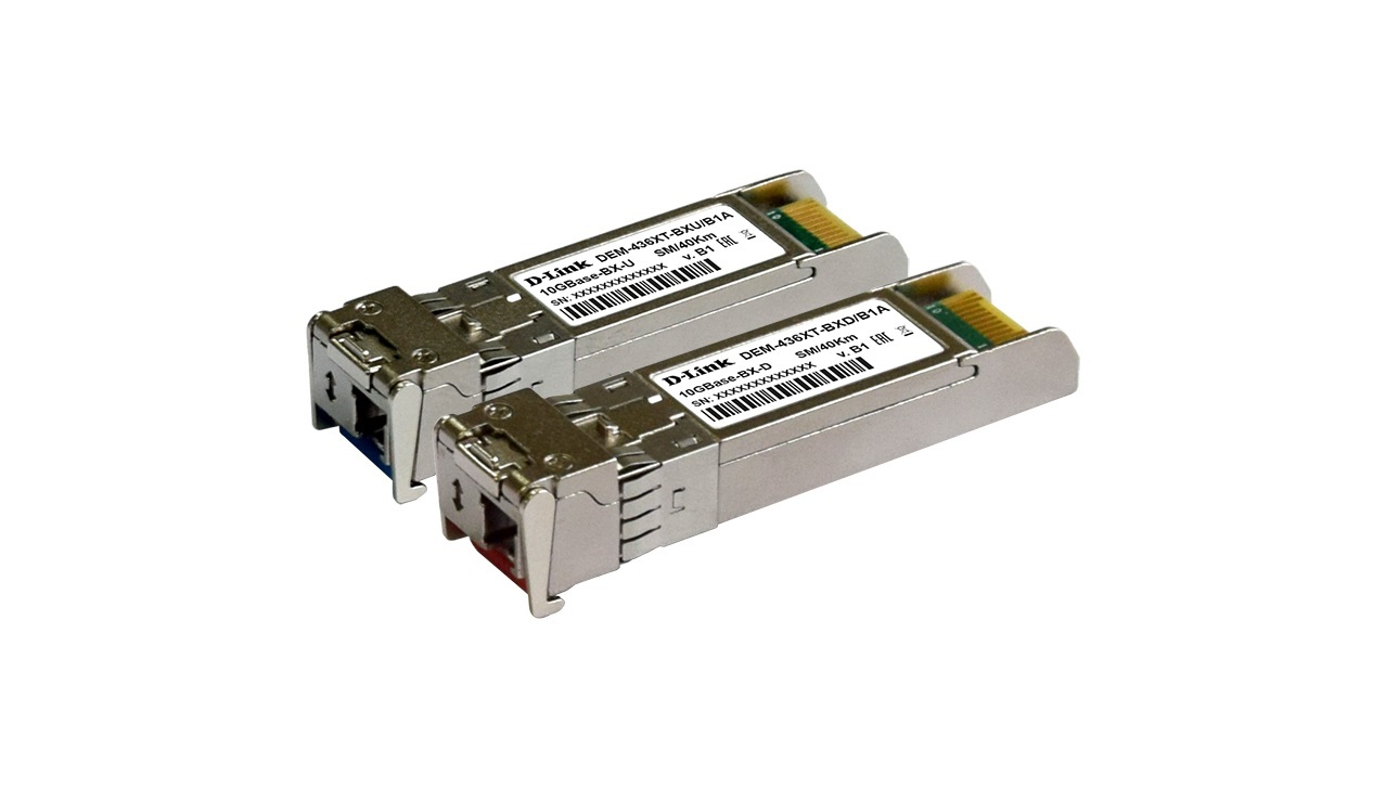 D-Link DEM-436XT-BXD 10GBase-BX-D Single Mode WDM SFP Transceiver