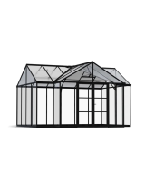 CANOPIA Triomphe 14.9-ft L x 12.46-ft W x 9.35 ft H Black Clear Greenhouse Manuale utente