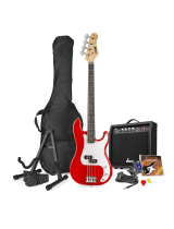 MaxMusicGigKit Bass Guitar Pack Red