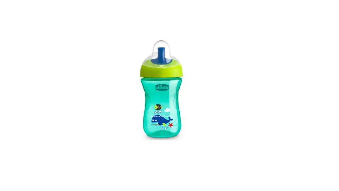 Silicone Spout Transition Cup 7oz 4m+ in Blue