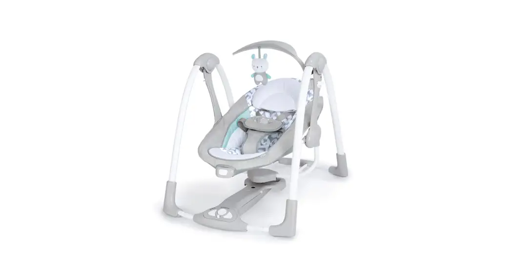 Ingenuity ConvertMe 2-in-1 Compact Portable Baby Swing 2 Infant Seat, Wimberly
